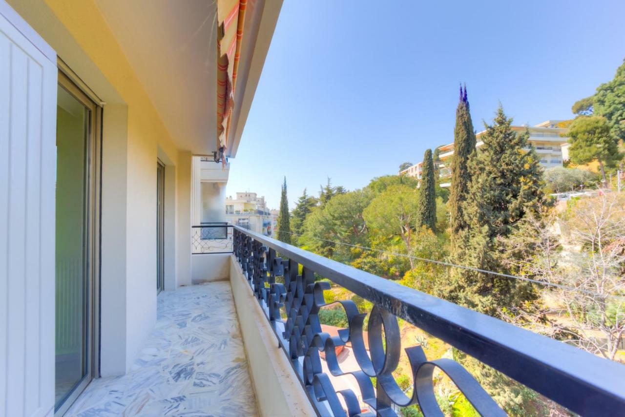 Confortable 3 Pieces Avec Superbe Vue Mer Appartamento Nizza Esterno foto